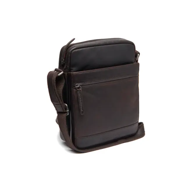 Leren Schouder/Crossbody tas Anzora | Donkerbruin