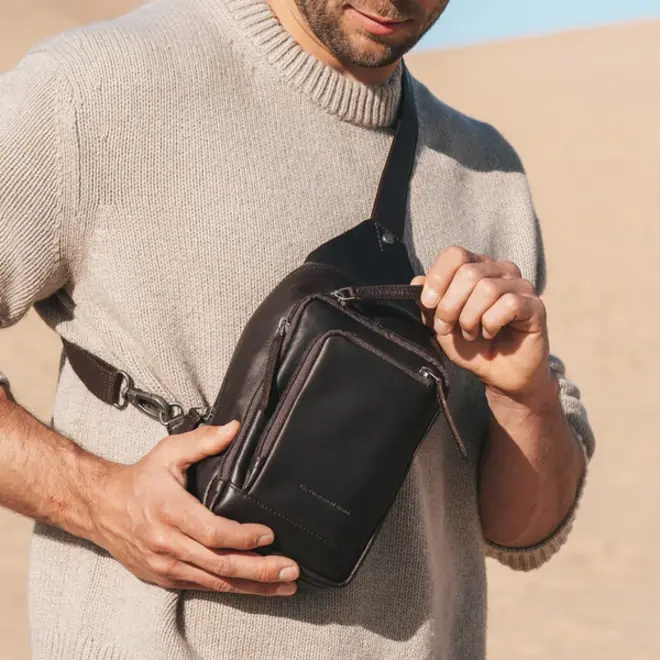 Leren Crossbodytas Riga | in twee kleuren