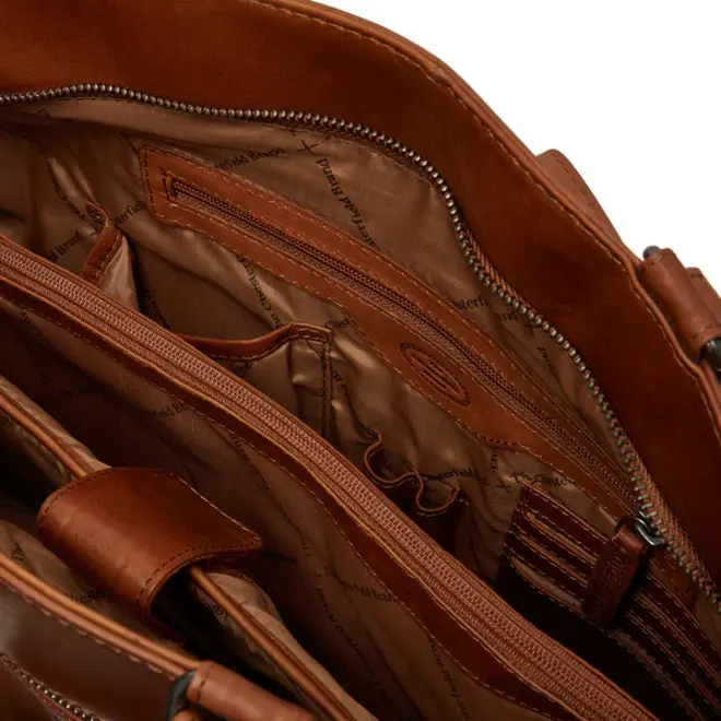 Leren Shopper Berlin | Cognac