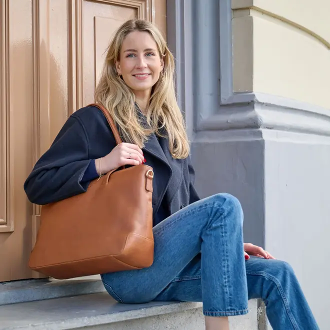 Leren dames tas Edge 15,6 inch | in twee kleuren
