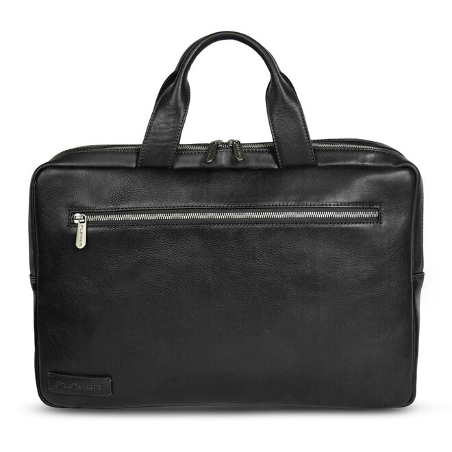 Leren laptoptas/businesstas Jimmy 2-vaks 16 inch | in twee kleuren