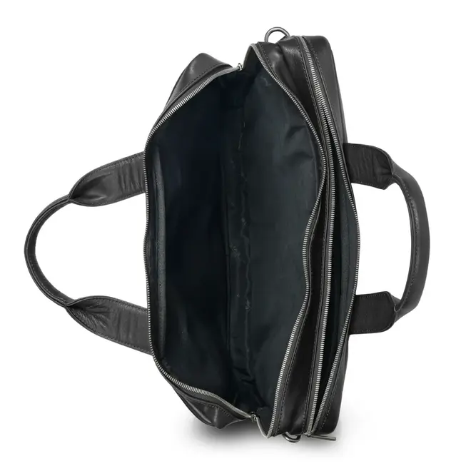 Leren laptoptas/businesstas Jimmy 2-vaks 16 inch | in twee kleuren