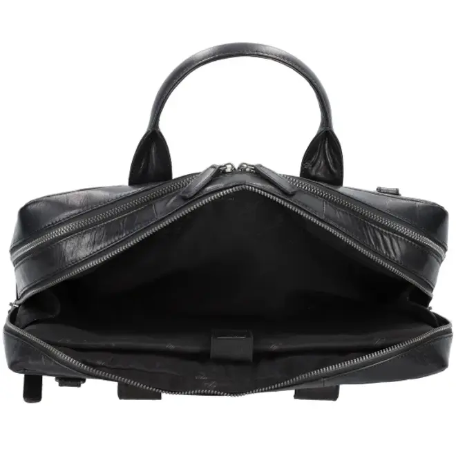Leren Businesstas Flint 2-vaks | 16 inch