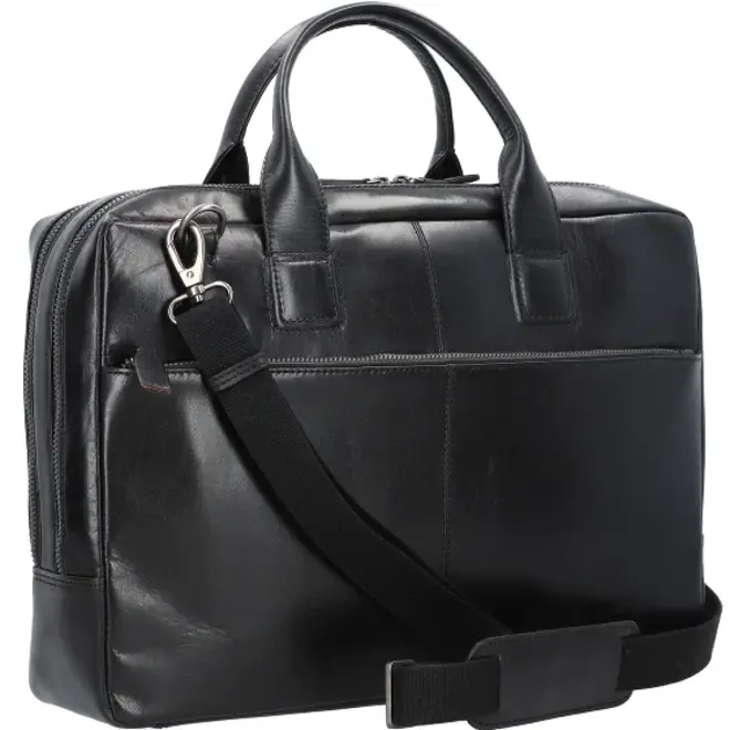 Leren Businesstas Flint 2-vaks | 16 inch