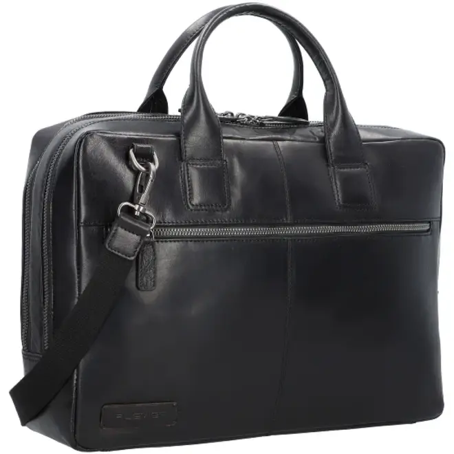 Leren Businesstas Flint 2-vaks | 16 inch