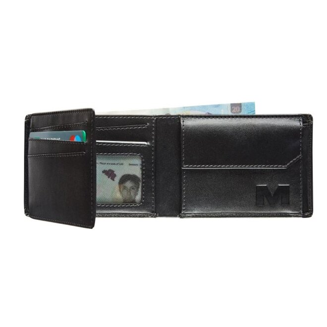Lederen portemonnee billfold RFID