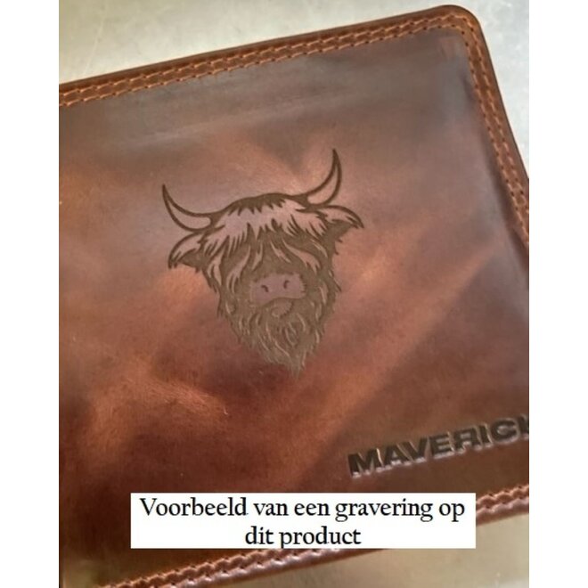 Leren Billfold portemonnee/kaarthouder The Original RFID