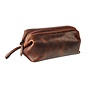 Leren toilettas/make-up bag The Original Oval