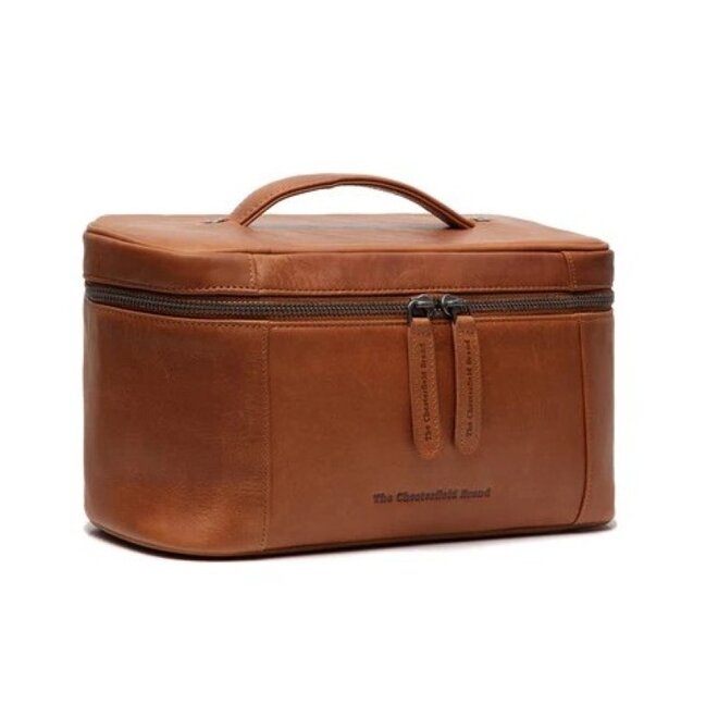 Leren Toilettas Limone | Cognac
