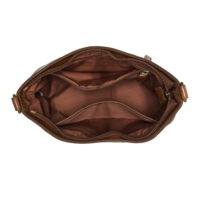 Leren Crossbody Tas met Gevlochten Schouderband | in twee kleuren