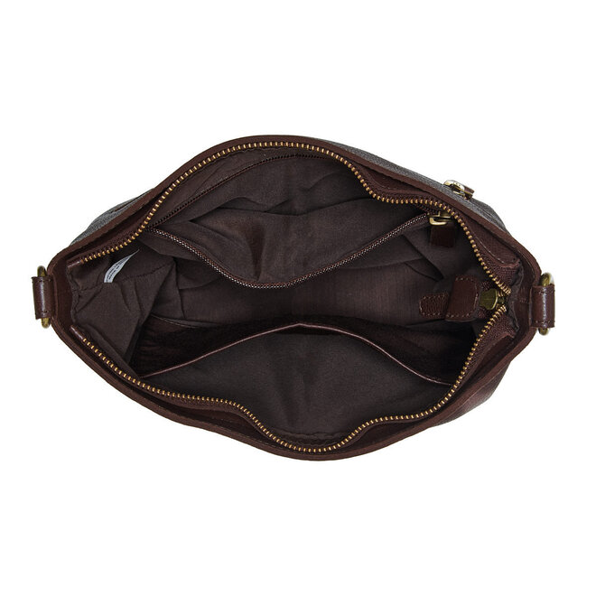 Leren Crossbody Tas met Gevlochten Schouderband | in twee kleuren