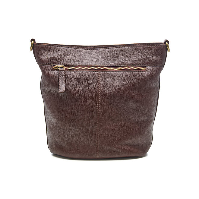 Leren Crossbody Tas met Gevlochten Schouderband | in twee kleuren