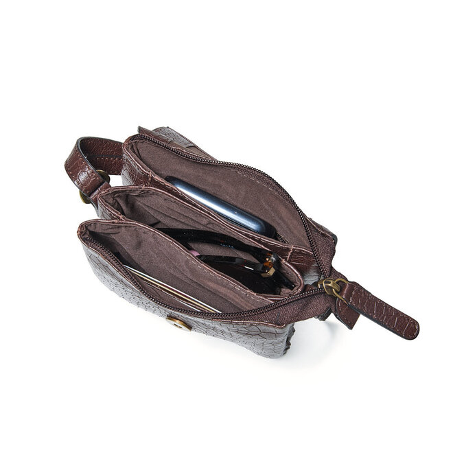 Crossbody Croco Mover | in twee kleuren