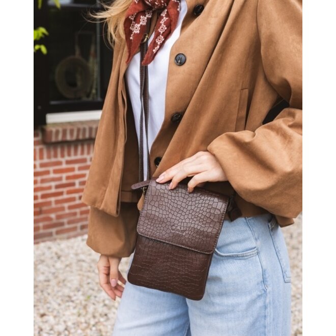 Crossbody Croco Mover | in twee kleuren