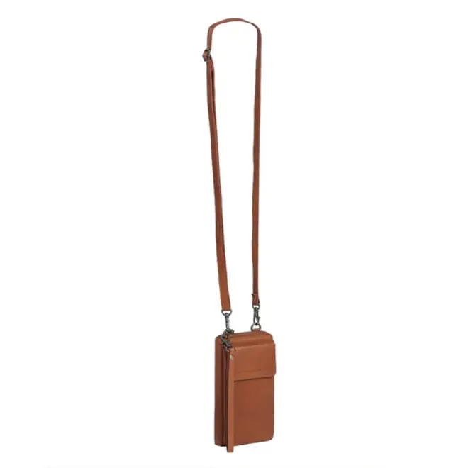 Telefoon portemonnee Malaga | Cognac