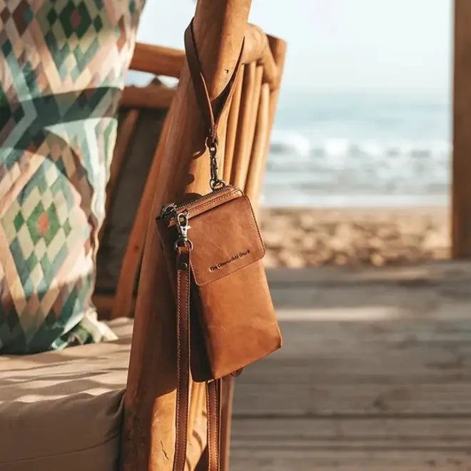 Telefoon portemonnee Malaga | Cognac
