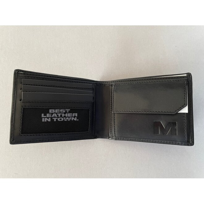 Lederen portemonnee Compact billfold RFID