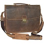 Vintage Leren Laptoptas