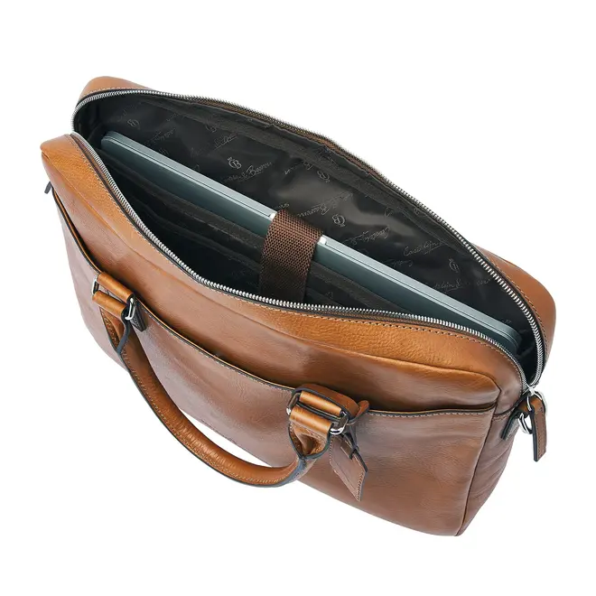 Lederen Laptoptas Peter 15.6" inch