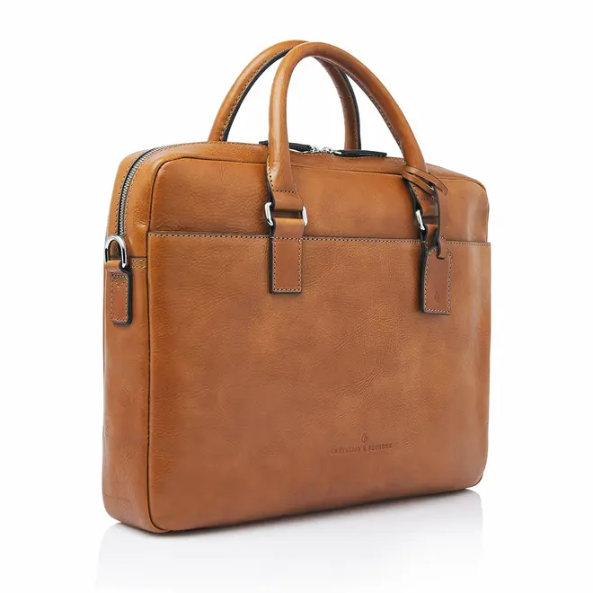 Lederen Laptoptas Peter 15.6" inch