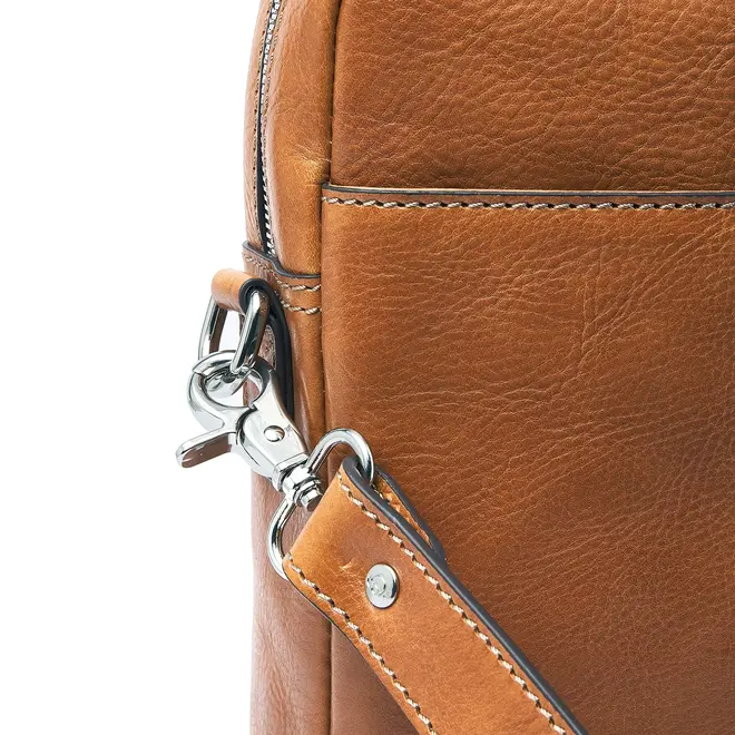 Lederen Laptoptas Peter 15.6" inch