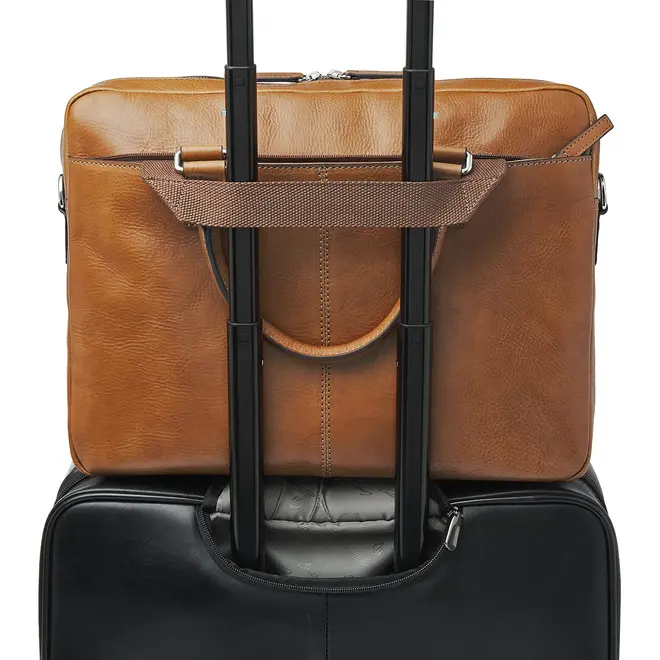 Lederen Laptoptas Peter 15.6" inch