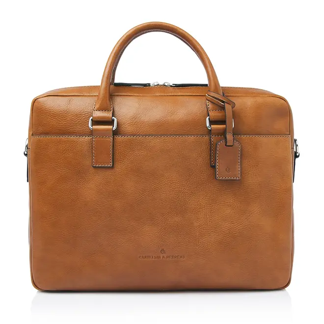 Lederen Laptoptas Peter 15.6" inch