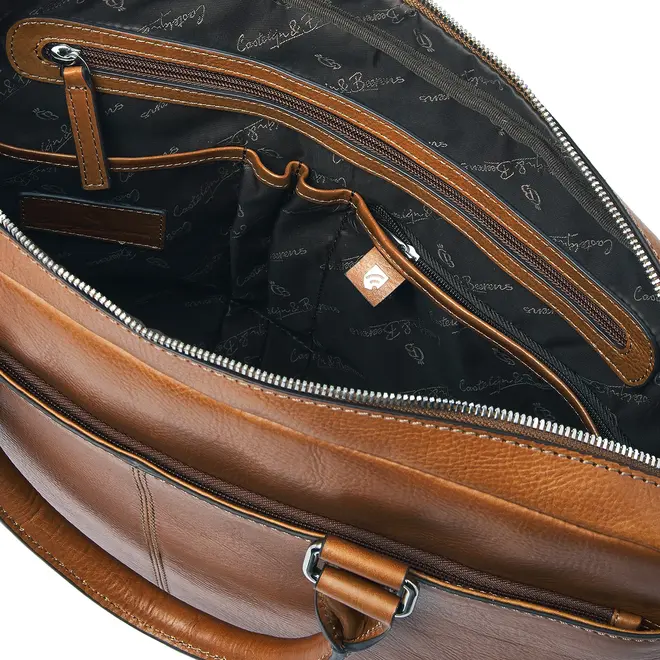 Lederen Laptoptas Peter 15.6" inch