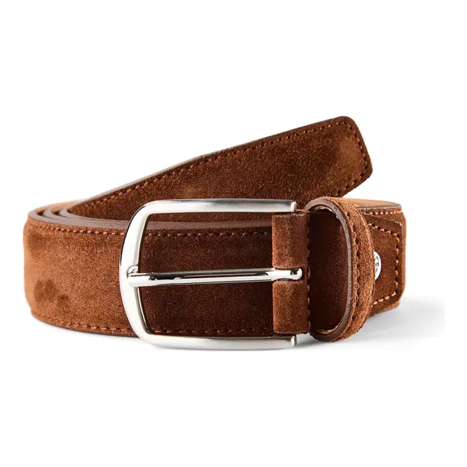 Leren herenriem Suede | in drie kleuren verkrijgbaar