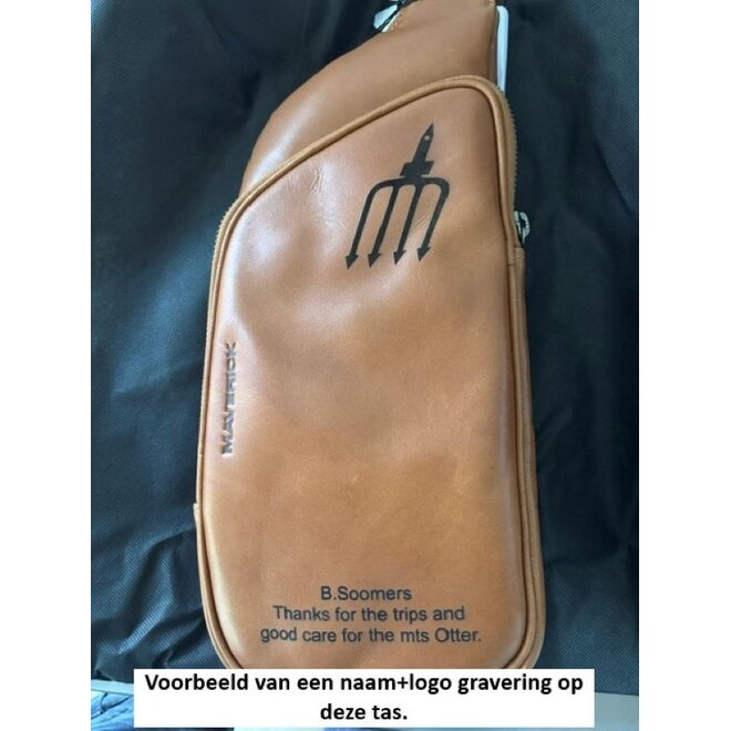 Lederen crossbody tas