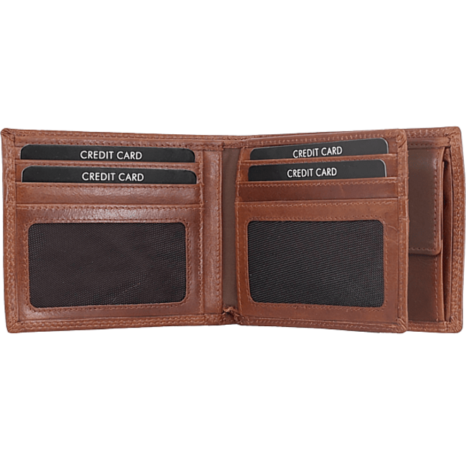 Lederen Portemonnee RFID | Vintage Waxy