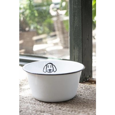 IB Laursen Fressnapf für Hund, Emaille, gross