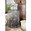 Jeanne d'Arc Living Glass jar with metal lid - Coffee or Tea