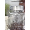 Jeanne d'Arc Living Glass jar with metal lid - Coffee or Tea