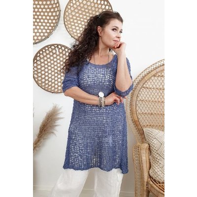 Bypias Alma Tunic Indigo, One Size