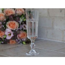 Chic Antique Champagnerglas mit Perlenkante, Antoinette