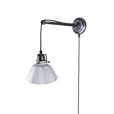 Strömshaga Wall Lamp Margareta Antique White/Graphite