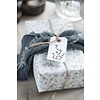 IB Laursen Geschenkpapier als Meterware, blau Blossom von IB Laursen