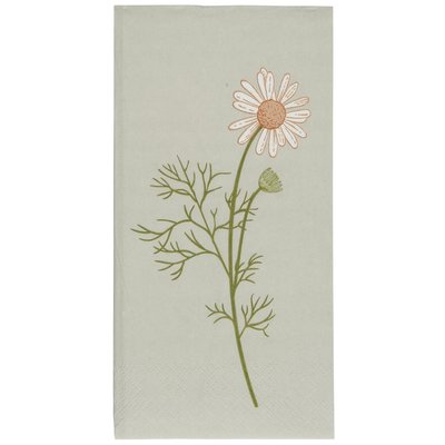 IB Laursen Serviette Flora Margaritenblume Stillenat