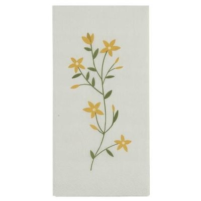 IB Laursen Serviette Flora gelbe Blumen von IB Laursen