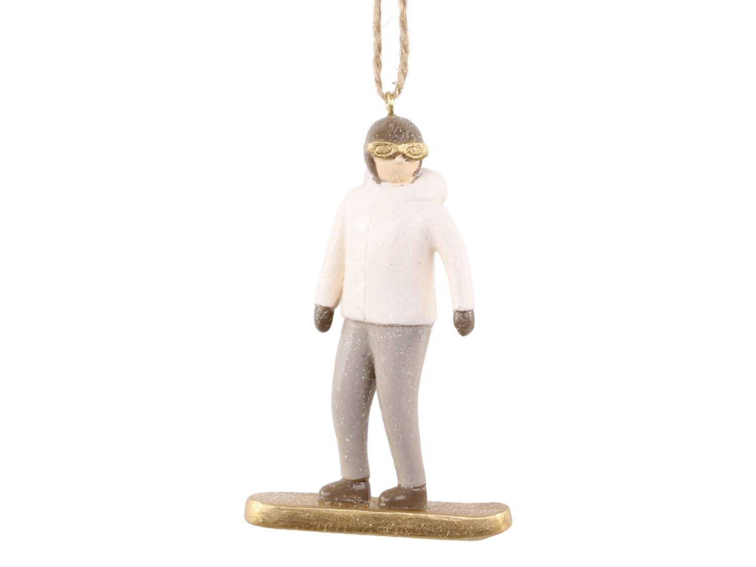 Mädchen auf Ski oder Junge auf Snowboard Das kleine Dachstuebchen