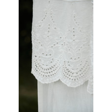 Femme Façon Broderie anglaise long Curtain