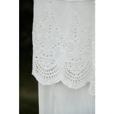 Femme Façon Broderie anglaise long Curtain, Gardine von Femme facon