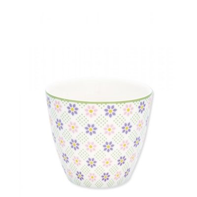 Greengate Latte Becher Sybille weiß von Greengate