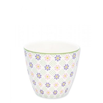 Greengate Latte Becher Sybille weiß von Greengate