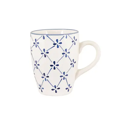 Strömshaga Mug w. Handle Marion Clover Blue