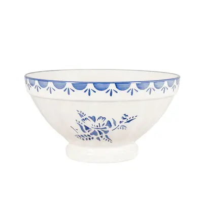 Strömshaga Bowl Marion Flower Blue Large