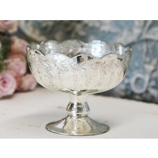 Chic Antique Aufsatz auf Fuß, antique Silber