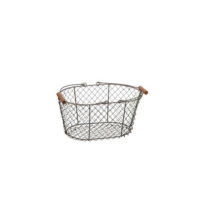 Drahtkorb oval mit Henkel