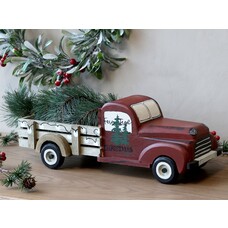 Chic Antique Vintage Auto mit Weihnachtsbaum